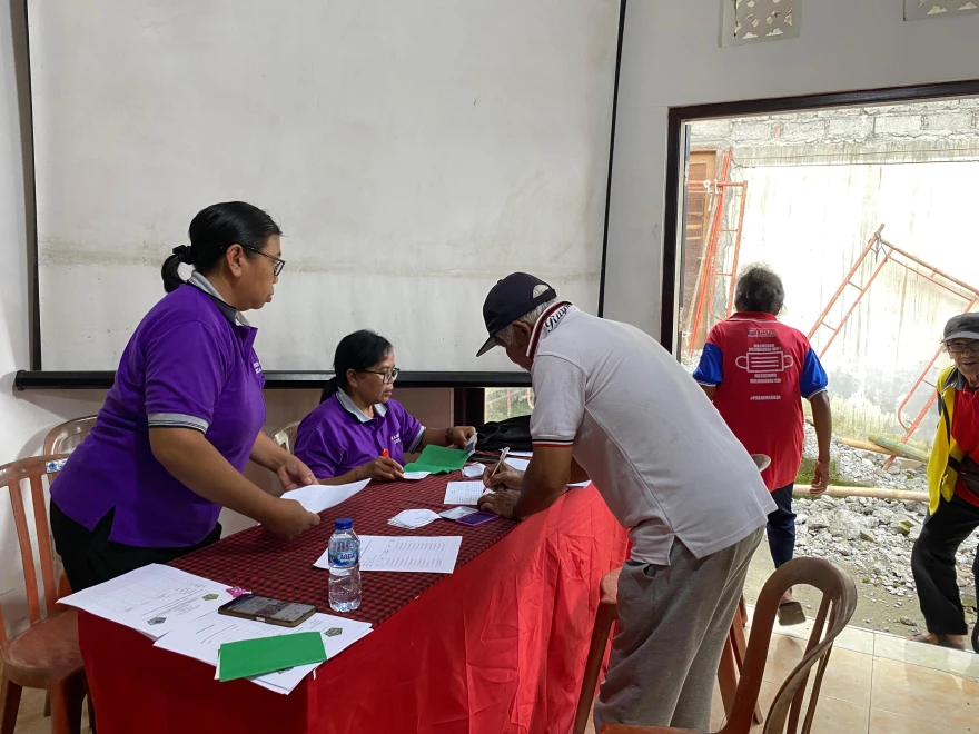 Pelaksanaan Posyandu 6 SPM Desa Pupuan 